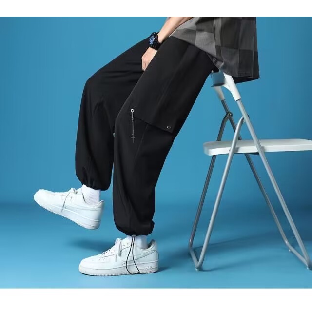 Quần Dài Ống Rộng Thời Trang Mùa Hè Phong Cách Hàn Quốc Cho Nam