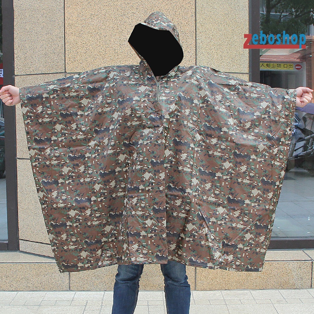 Áo Mưa Họa Tiết Rằn Ri Có Thể Thay Đổi Được Tiện Dụng Cho Nam Và Nữ