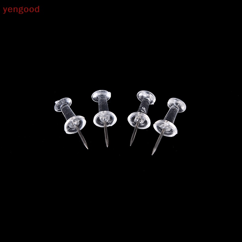 Set 40 Ghim Nhựa Trong Suốt Dùng Để Cố Định Bảng Tên