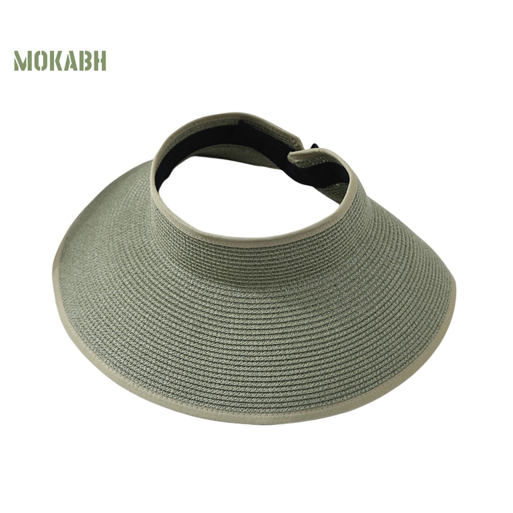 Nón Rộng Vành Hở Chóp Chống Tia UV Màu Sắc Đơn Giản Thoải Mái Dành Cho Nữ