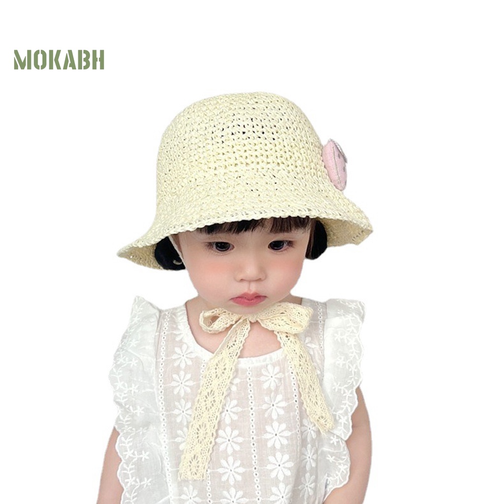 Nón Rộng Vành Mềm Mại Chống Nắng Họa Tiết Dâu Tây Dễ Thương Thời Trang Mùa Hè Cho Bé Gái