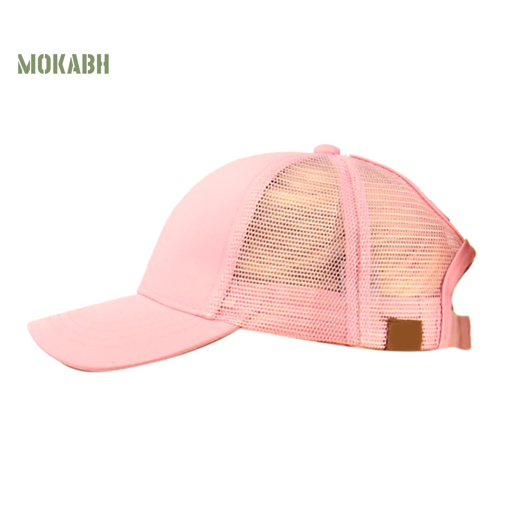 Mũ Lưỡi Trai Cotton Chống Nắng Phối Lưới Có Thể Điều Chỉnh Kích Cỡ