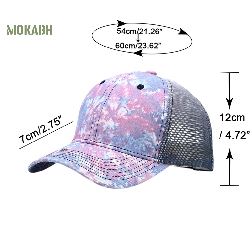 Mũ Lưỡi Trai Chống Nắng Phối Lưới Thoáng Khí Họa Tiết Graffiti Unisex