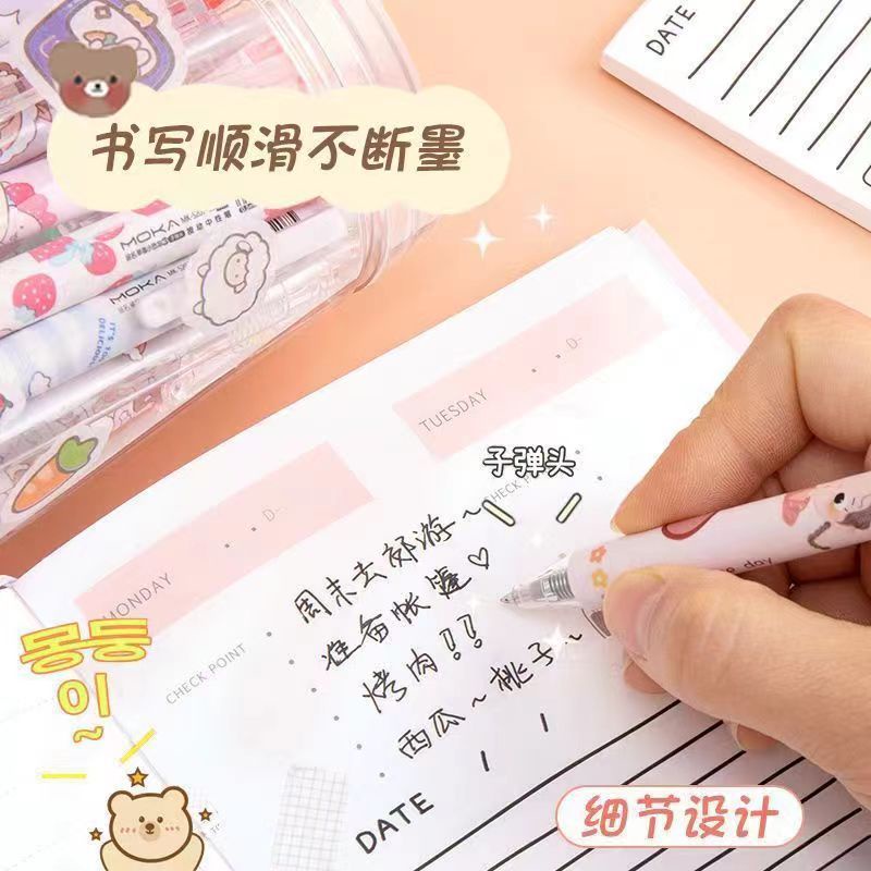Bút Mực Gel Ngòi 0.5Mm Thiết Kế Dễ Thương Cho Học Sinh