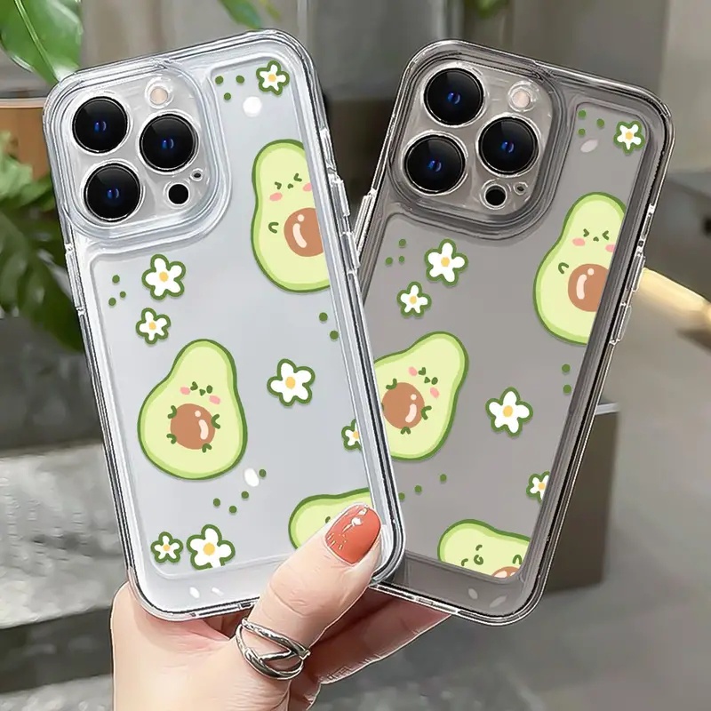 Ốp Điện Thoại TPU Dẻo Trong Suốt Họa Tiết Dễ Thương Cho IPhone 11 12 13 14 Pro Max 7 8 6s Plus X XS XR SE 2020