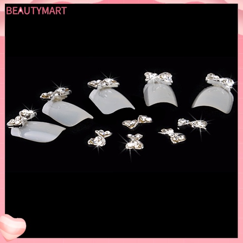 Bộ 10 HạT ĐíNh Trang Trí MóNg HìNh Nơ 3D