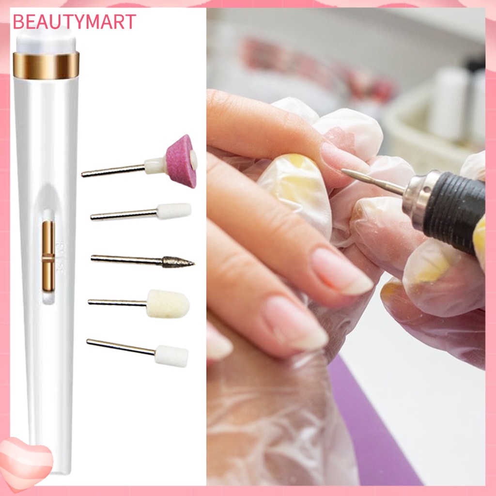 Máy Mài Móng Tay 5 Trong 1 Tốc Độ Cao Tiết Kiệm Điện Sạc USB Có Thể Sạc Lại