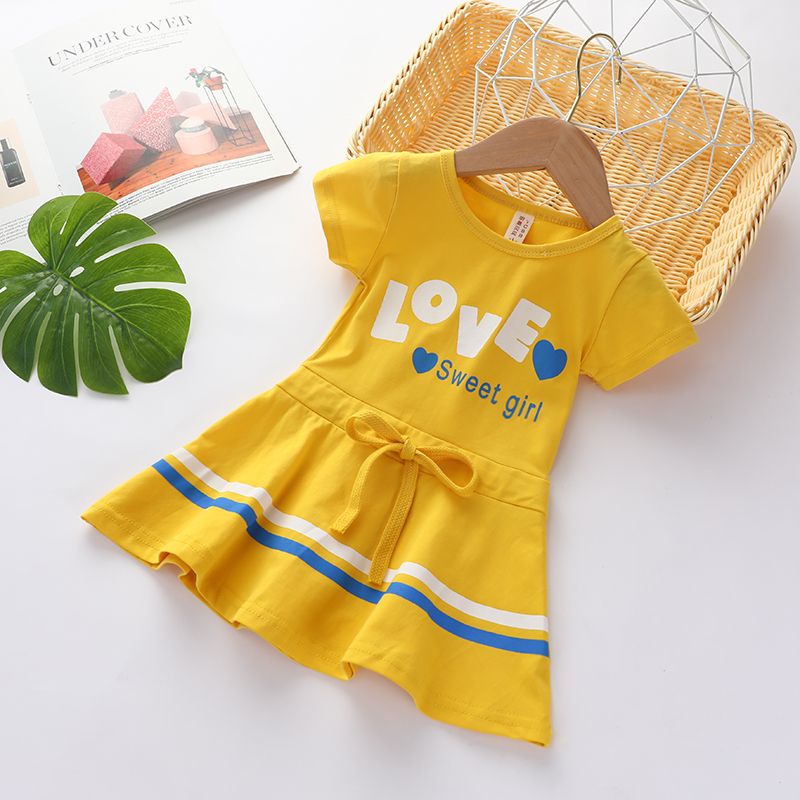 Đầm Công Chúa Bé Gái Không Tay Mùa Hè Hàn Quốc Mới 2023