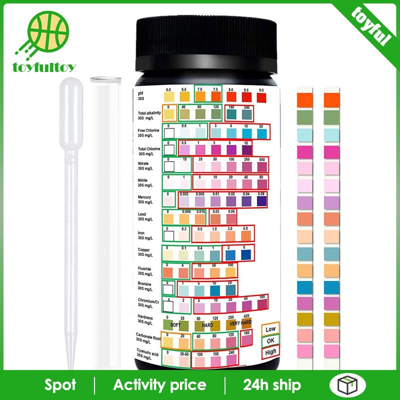 Set 100 Dụng Cụ Kiểm Tra Chất Lượng Nước Uống Đa Năng Cho Bể Cá