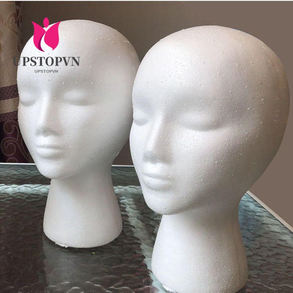 Mô Hình Đầu Nữ Trưng Bày Tóc Giả Có Chân Đứng