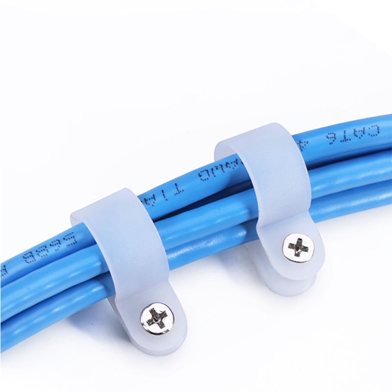 Kẹp Nhựa Cố Định Dây Cáp Màu Đen / Trắng 3.2 / 4.8 / 6.35 / 9.5-31.8mm