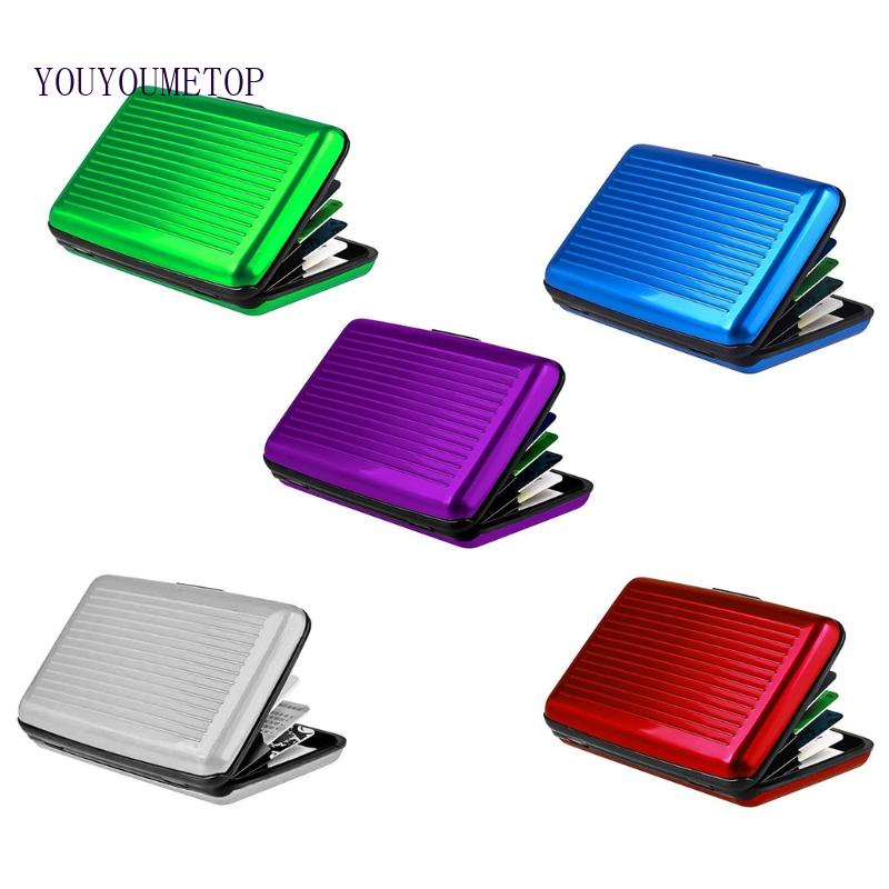 Ví Nhôm Đựng Thẻ Tín Dụng / Danh Thiếp Tiện Dụng Cho Nam Và Nữ