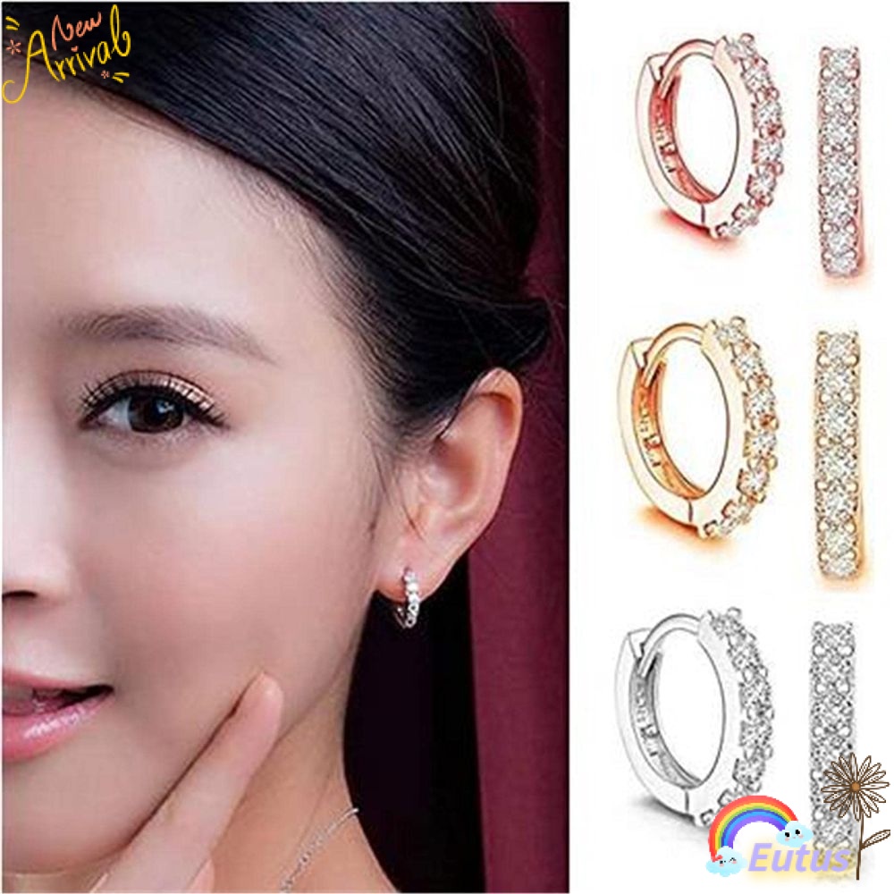 Set 1 / 3 Đôi Bông Tai Thiết Kế Tinh Xảo Phong Cách Retro Cho Nữ