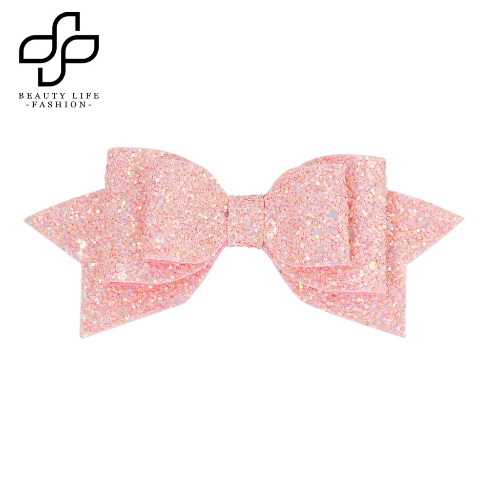 Kẹp Tóc Hình Nơ Nhỏ Lấp Lánh Dễ Thương Cho Bé Gái