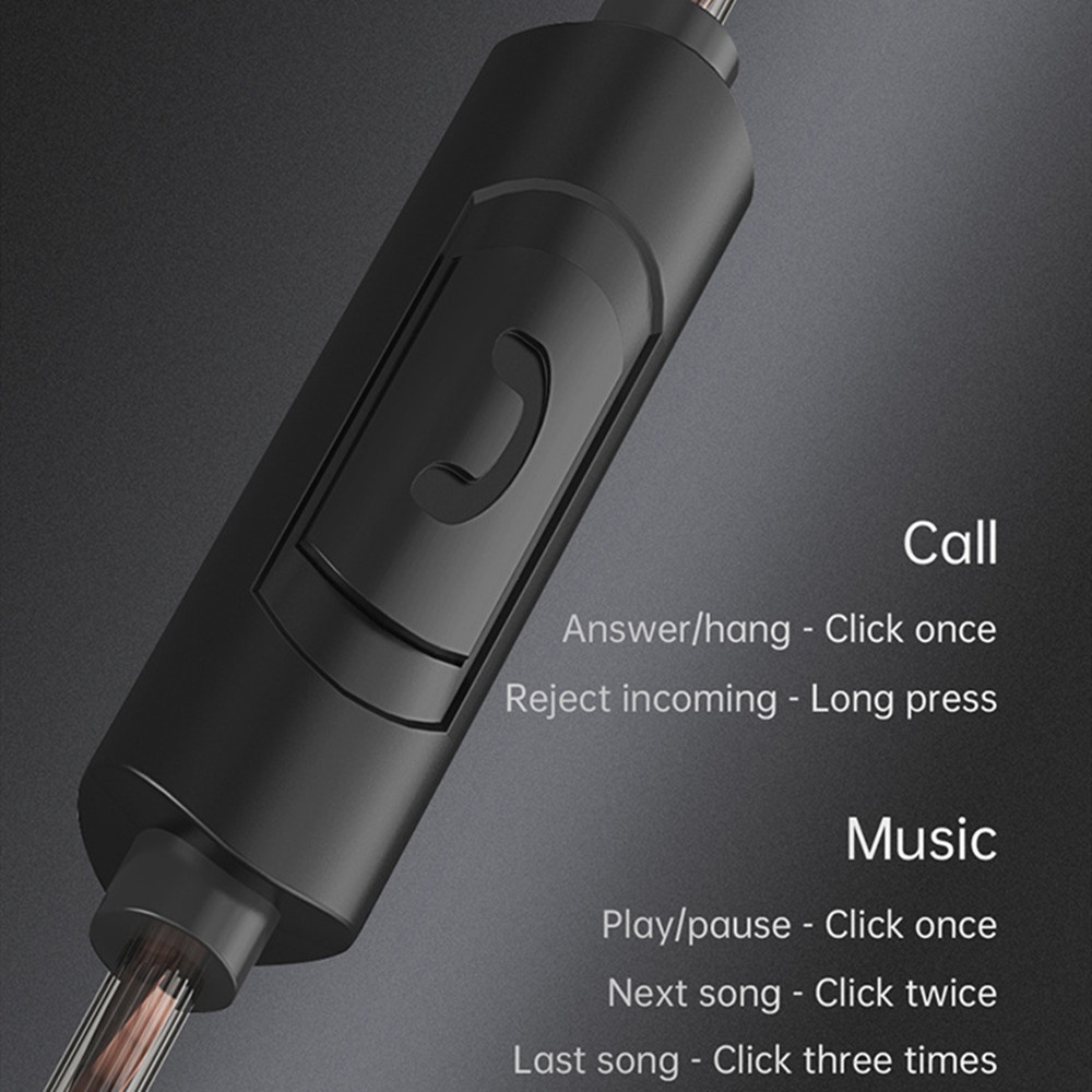 Tai Nghe Nhét Tai Jack 3.5mm Chống Ồn Bass Trầm Có Micro Tiện Dụng