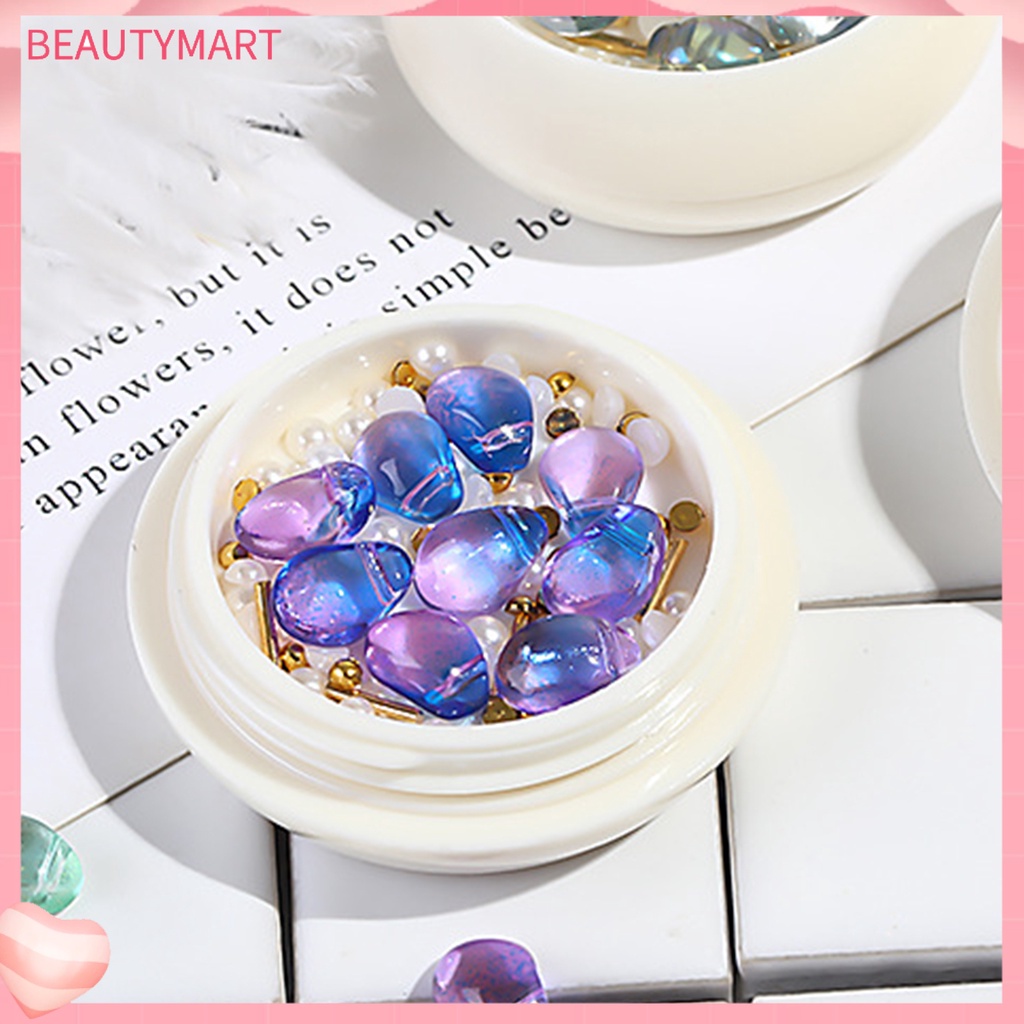 1 Hộp Đá Pha Lê Lấp Lánh Dễ Dán Trang Trí Móng Tay