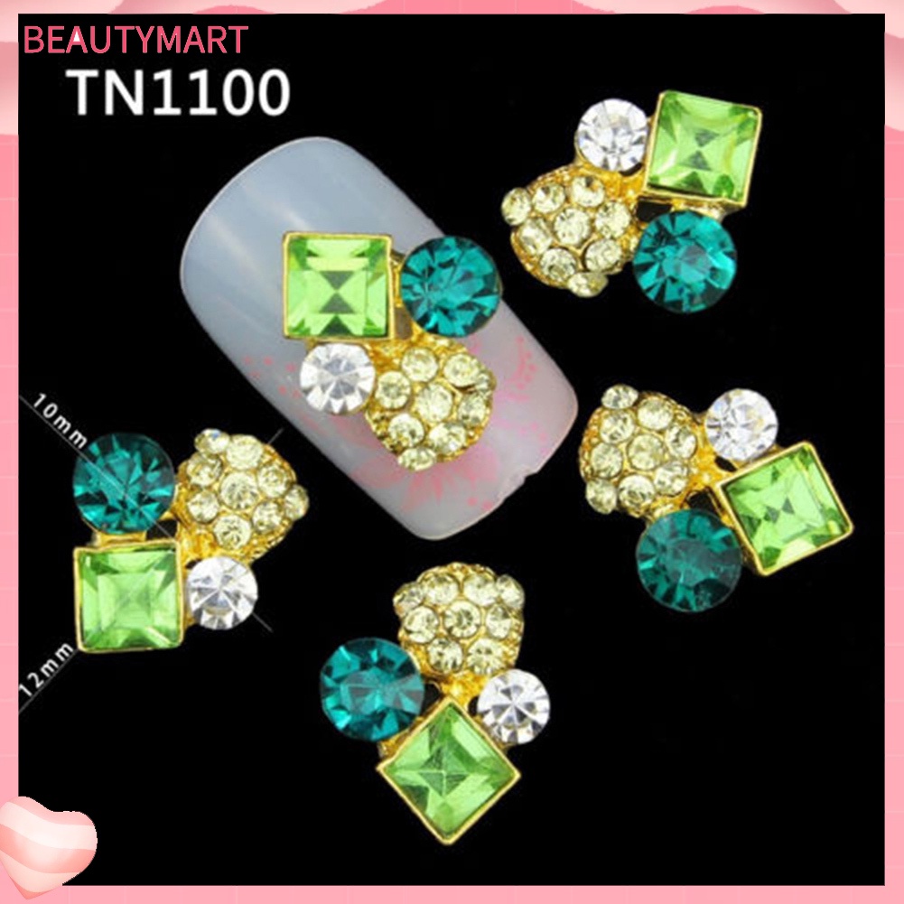 Set 10 Hạt Đá 3D Lấp Lánh Trang Trí Móng Tay Nghệ Thuật Thời Trang DIY