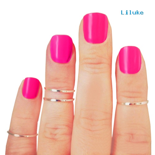 Bộ 5 Nhẫn Đeo Đốt Ngón Tay Thời Trang Cá Tính Cho Nữ