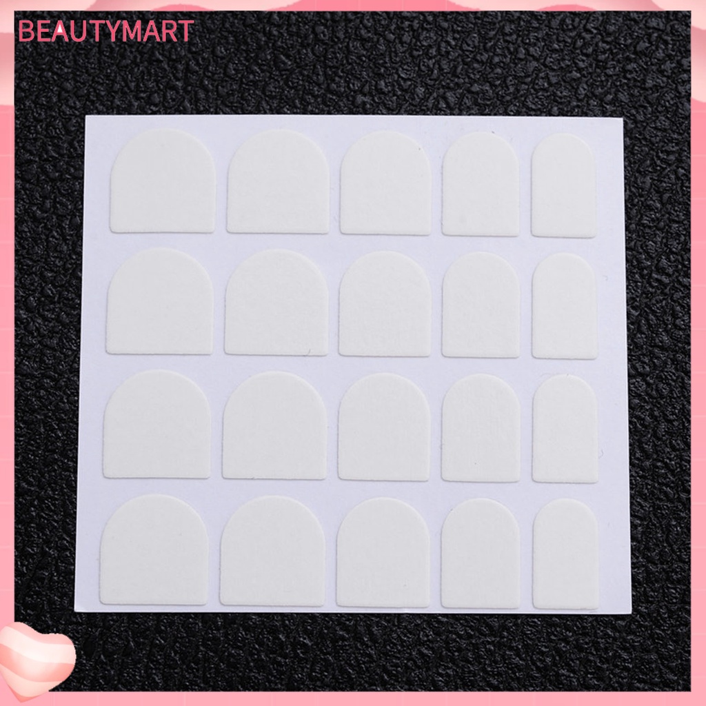 Tấm 20 Miếng Dán Móng Tay Giả Hai Mặt Độ Dính Cao Tiện Lợi Dành Cho Nữ