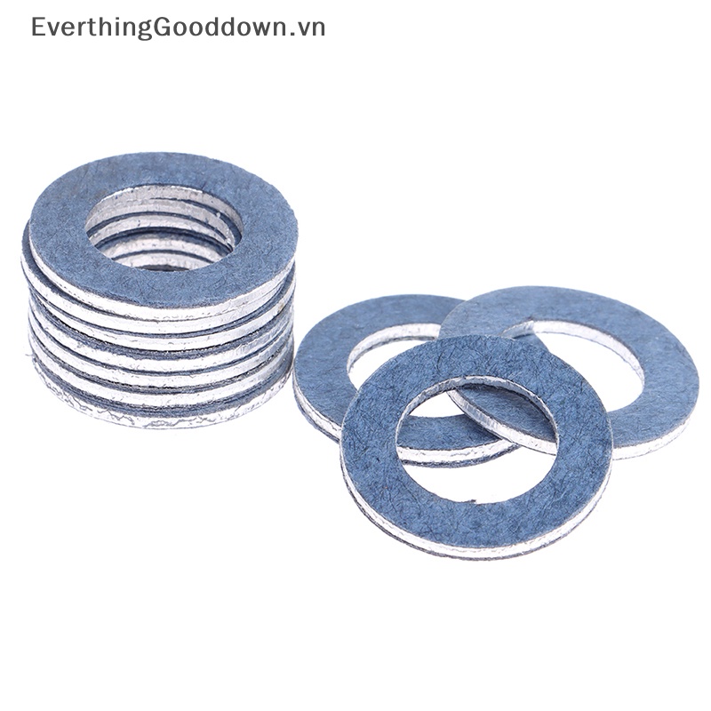 Everthinggooddown Set 10 Vòng Đệm Bằng Nhôm Cho Động Cơ Dầu Xe Hơi Toyota vn