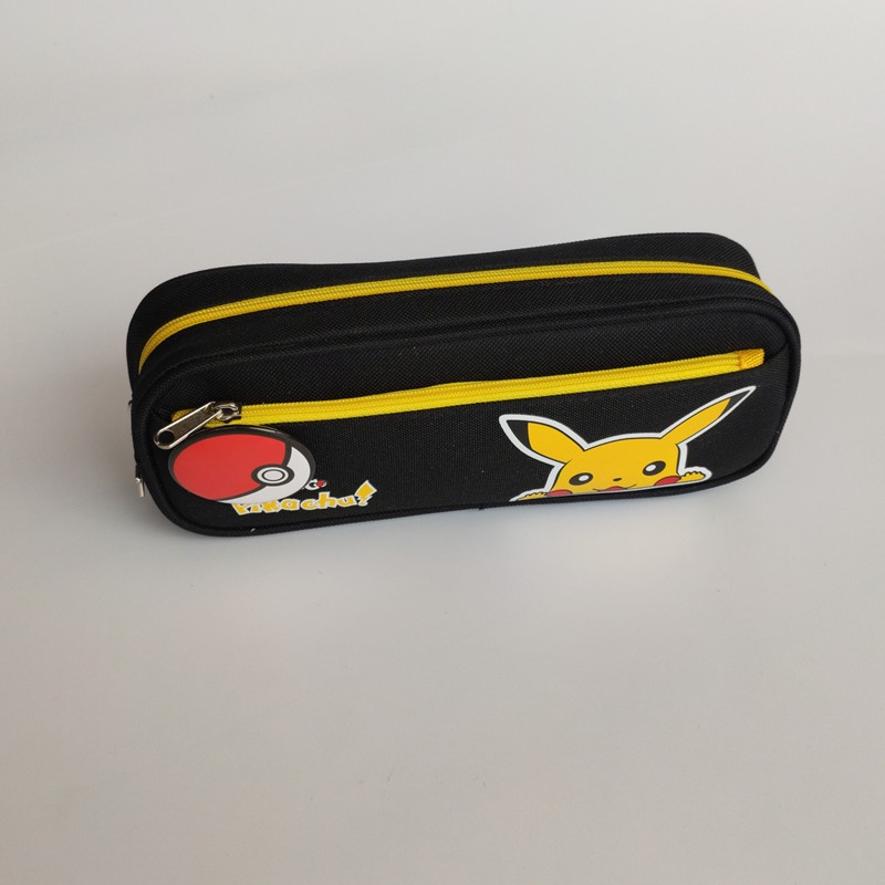 Túi Đựng Bút In Hình Pikachu Hoạt Hình Dễ Thương Cho Học Sinh