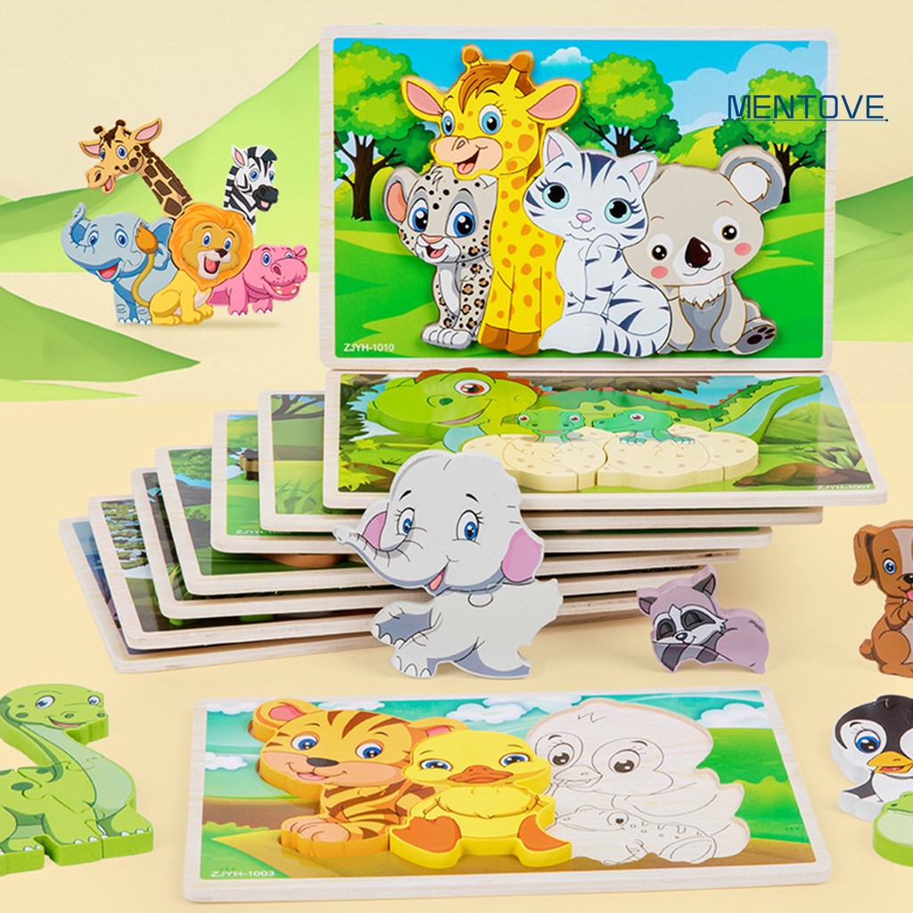 [MT] Đồ Chơi Xếp Hình Động Cơ Ba Chiều Bằng Gỗ Mịn Mượt Có Khả Năng Cảm Giác Cầm Tay Thích Hợp Làm Quà Tặng