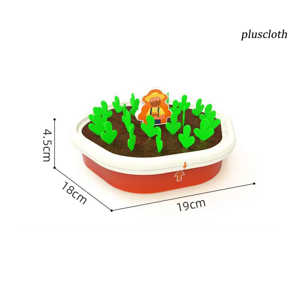1 Bộ Đồ Chơi Mô Phỏng Nông Nghiệp Màu Sắc Nhận Biết Tay Và Mắt Cà Rốt Kéo Cho Trẻ Em