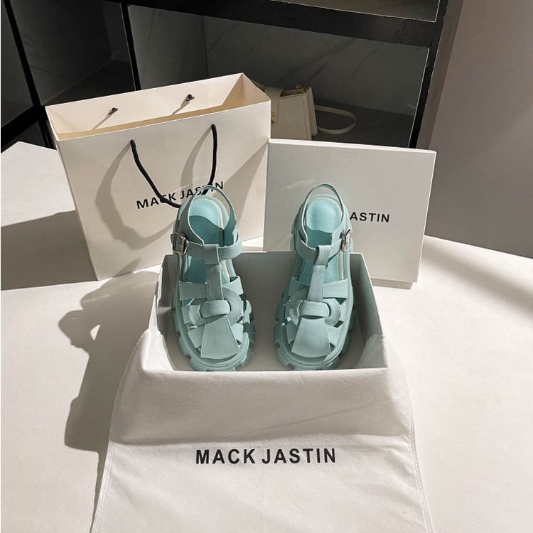 Giày Sandal Cao Gót Hở Ngón Phong Cách Thời Trang Roman Dành Cho Nữ