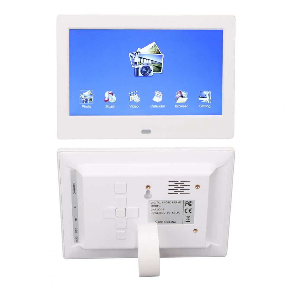 Khung ảnh kỹ thuật số 7 inch Lịch đa chức năng Phát lại hình và video điện tử 100‑240V UPONE
