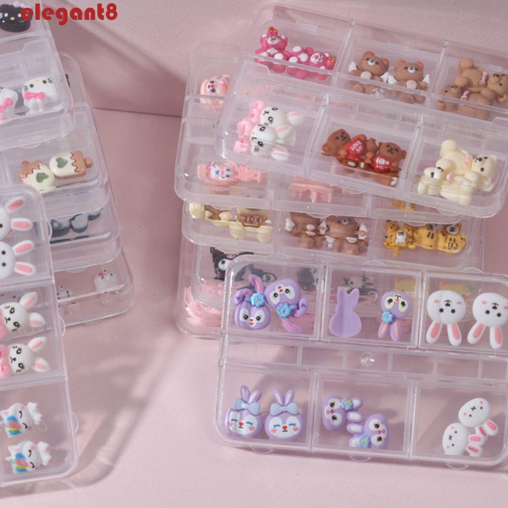 Phụ Kiện Trang Trí Móng Tay 3D DIY Hình Gấu Stella Lou Lena Belle Dễ Thương Thanh Lịch