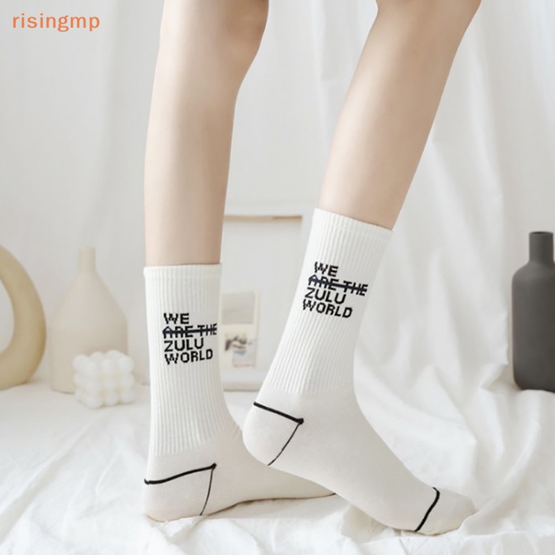 Vớ Cotton Trắng In Chữ Phong Cách Hip Hop Đường Phố Hàn Quốc Thời Trang Cho Nữ 1997