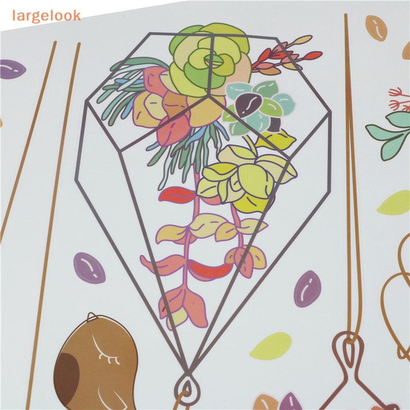 Sticker Dán Tường Hình Cây Hoa Sáng Tạo Có Thể Tháo Gỡ