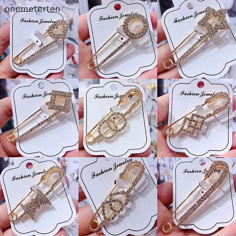 Rten Ghim Cài Áo Khoác Cardigan Sweater Trang Trí Đá Giả Kim Cương Đơn Giản Thời Thượng Dành Cho Bạn Nữ n