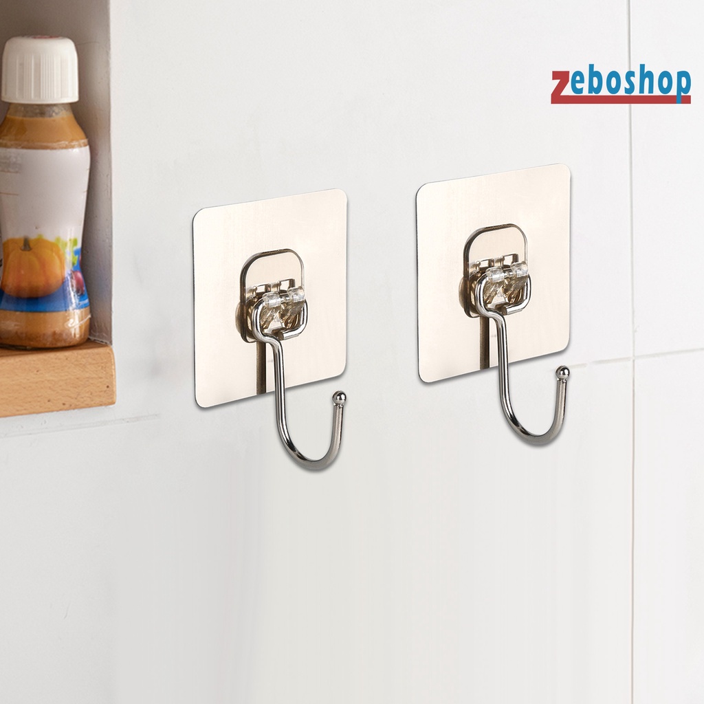 Set 5 Móc Treo Đồ Dán Tường Chịu Lực Tốt Không Để Lại Dấu Vết