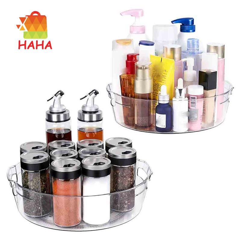 Set 2 Hộp Đựng Đồ Dùng Nhà Bếp Xoay 360 Độ 11 Inch Tiện Dụng