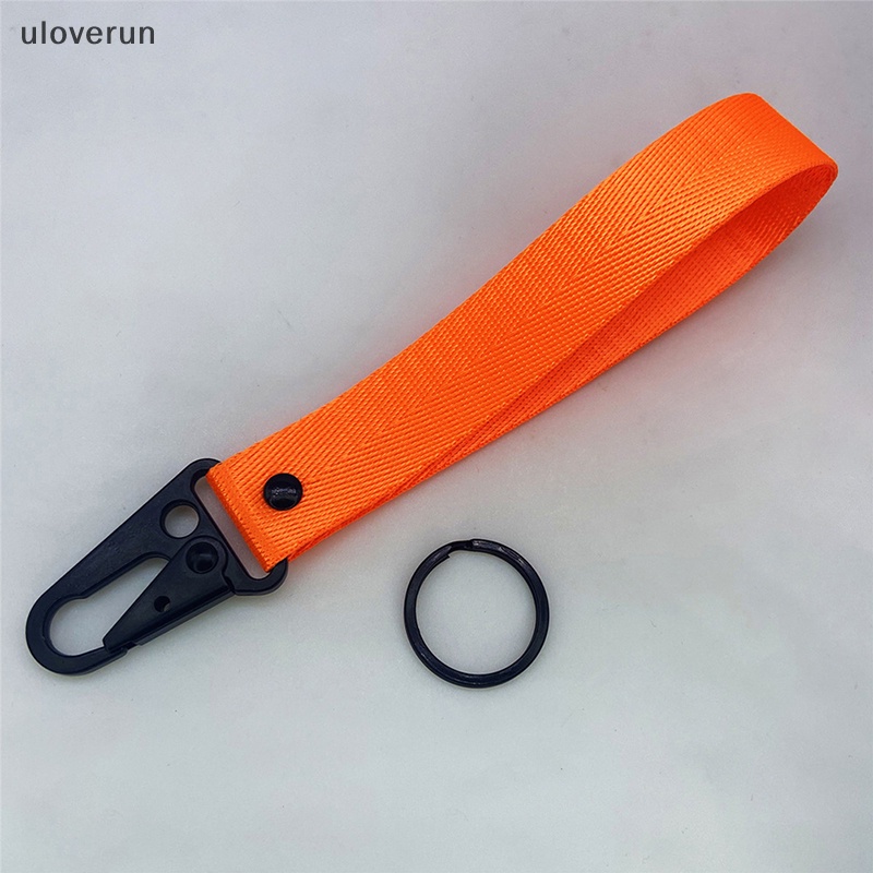 Uloverun Móc Chìa Khóa Xe Hơi / Mô Tô Kèm Dây Đeo Bằng Kim Loại Tiện Dụng