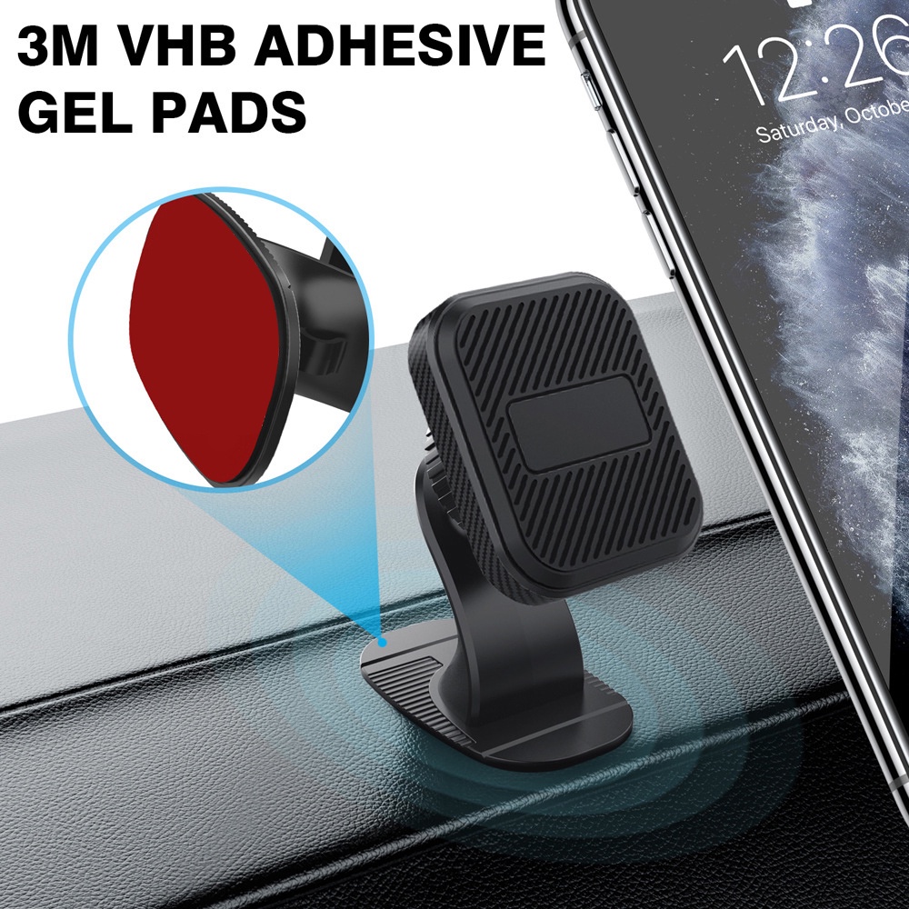 Giá Đỡ Điện Thoại Từ Tính Gắn Bảng Điều Khiển Xe Hơi Tương Thích Với Tất Cả Các Dòng Điện