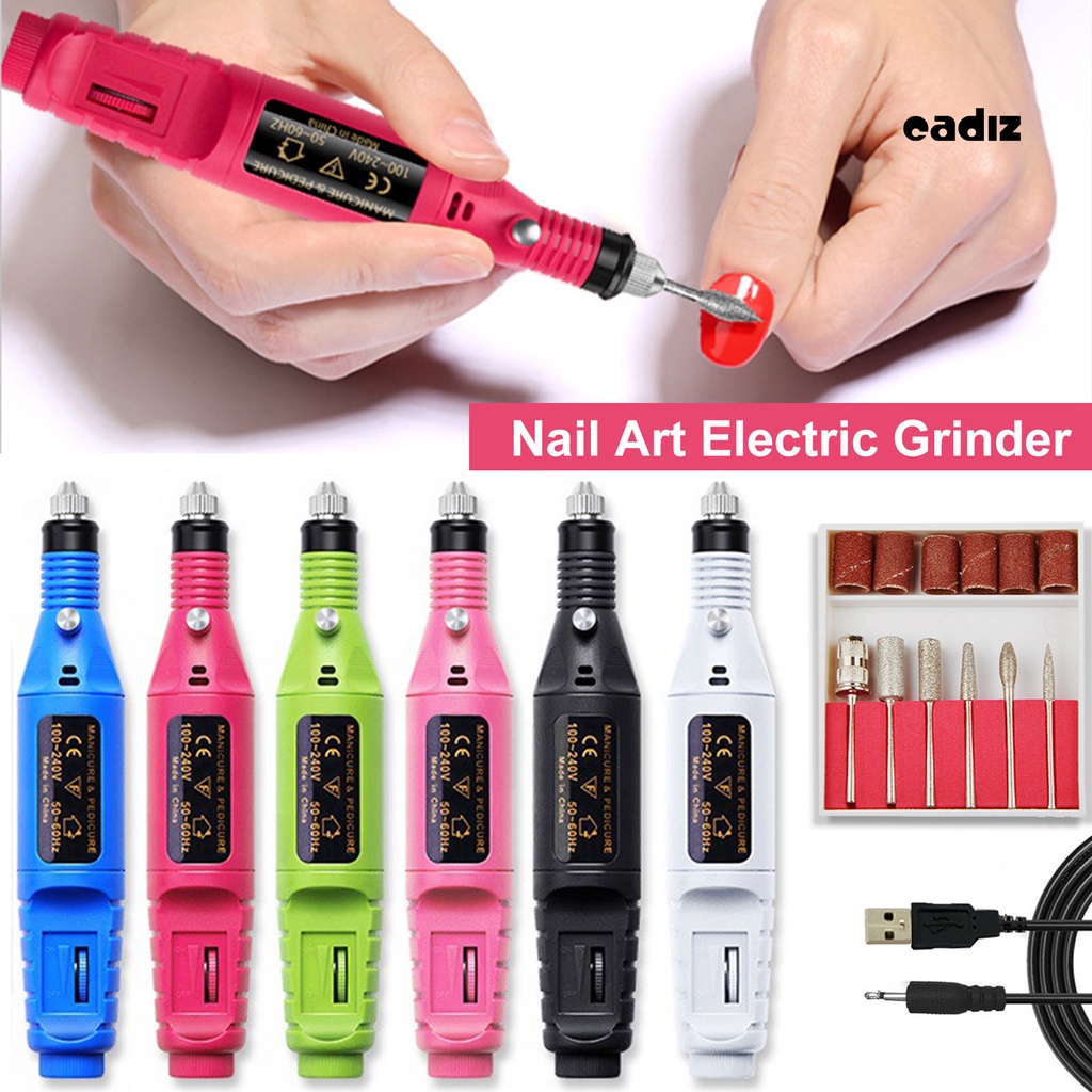 1 Bộ Máy Mài Móng Tay Tẩy Tế Bào Chết Bằng Điện Chuyên Nghiệp Cổng Cắm USB