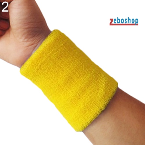 Zeboshop 1 Băng Đeo Cổ Tay Thể Thao Thấm Hút Mồ Hôi Dùng Làm Quà Tặng