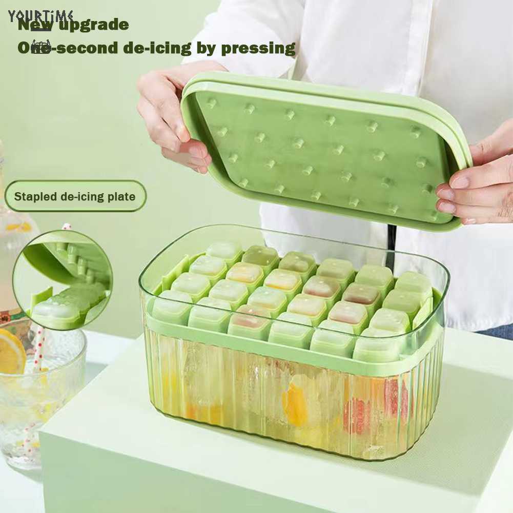 Khuôn Làm Đá Bằng Silicone Cấp Thực Phẩm Sức Chứa Lớn Dùng Cho Bia Cà Phê