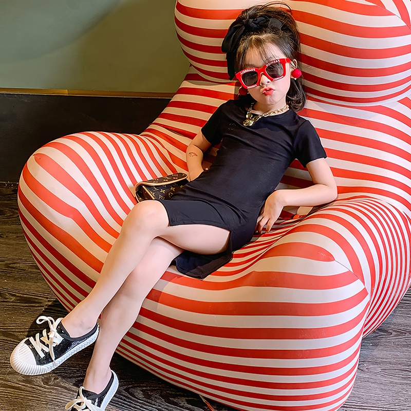 Đầm Hở Lưng Thời Trang Mùa Hè Quyến Rũ Cho Bé Gái 2-7 Tuổi