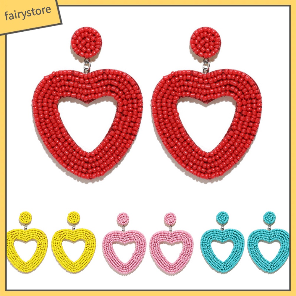 Bông Tai Hình Trái Tim Thời Trang Dành Cho Nữ