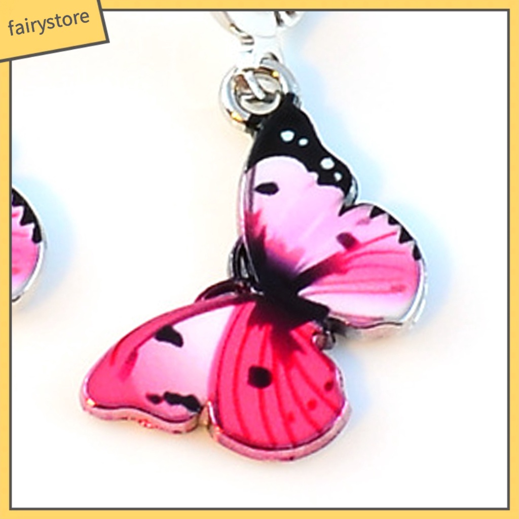 1 Đôi Bông Tai Hình Con Bướm Tinh Tế Chất Lượng Cao Dành Cho Nữ