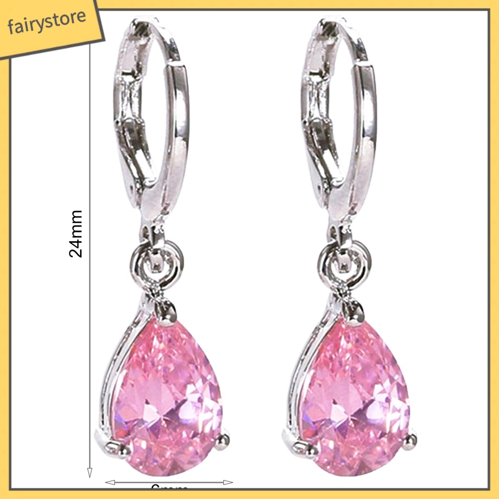 Bông Tai Hình Giọt Nước Thân Thiện Với Da Thanh Lịch