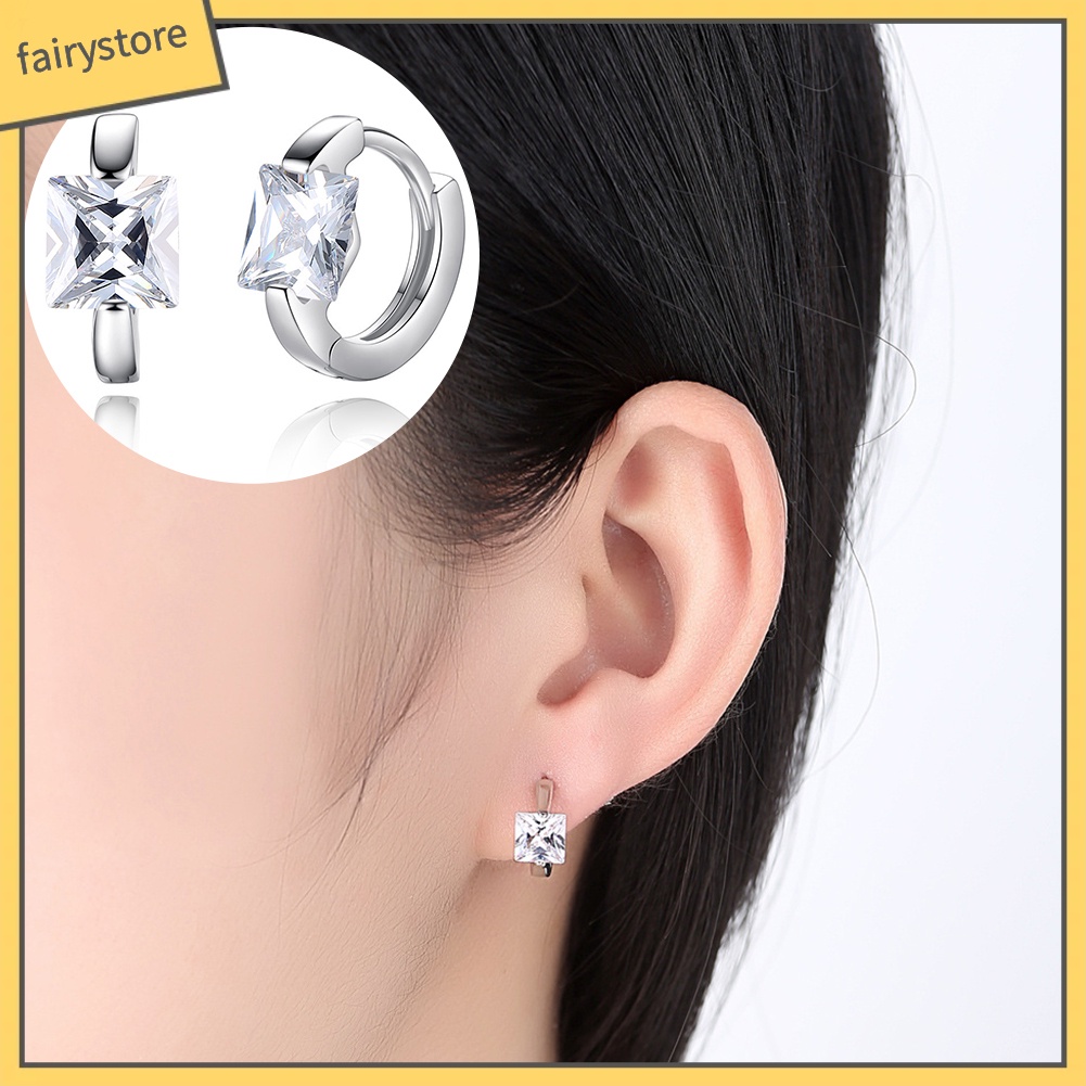 Bông Tai Đính Đá Zircon Thời Trang Dành Cho Nữ