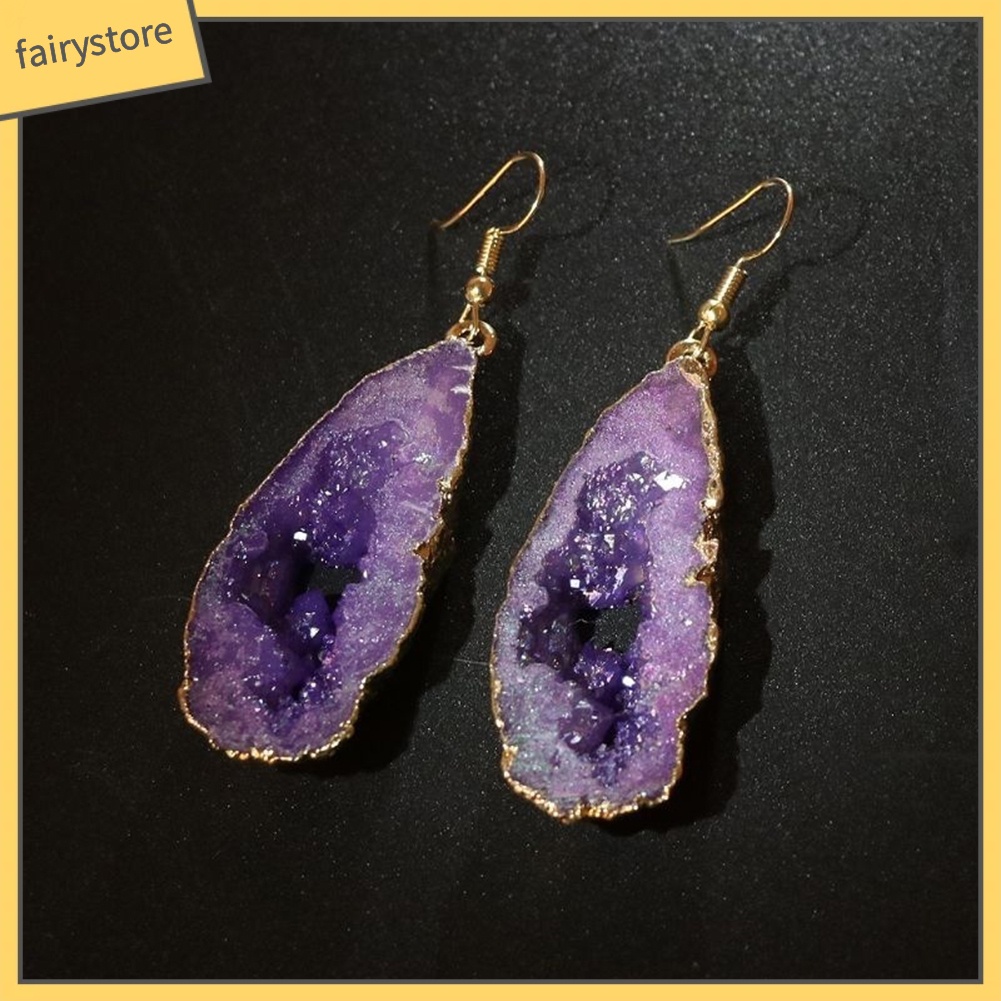 Bông Tai Hình Giọt Nước Đính Đá Sáng Tạo Dành Cho Nữ