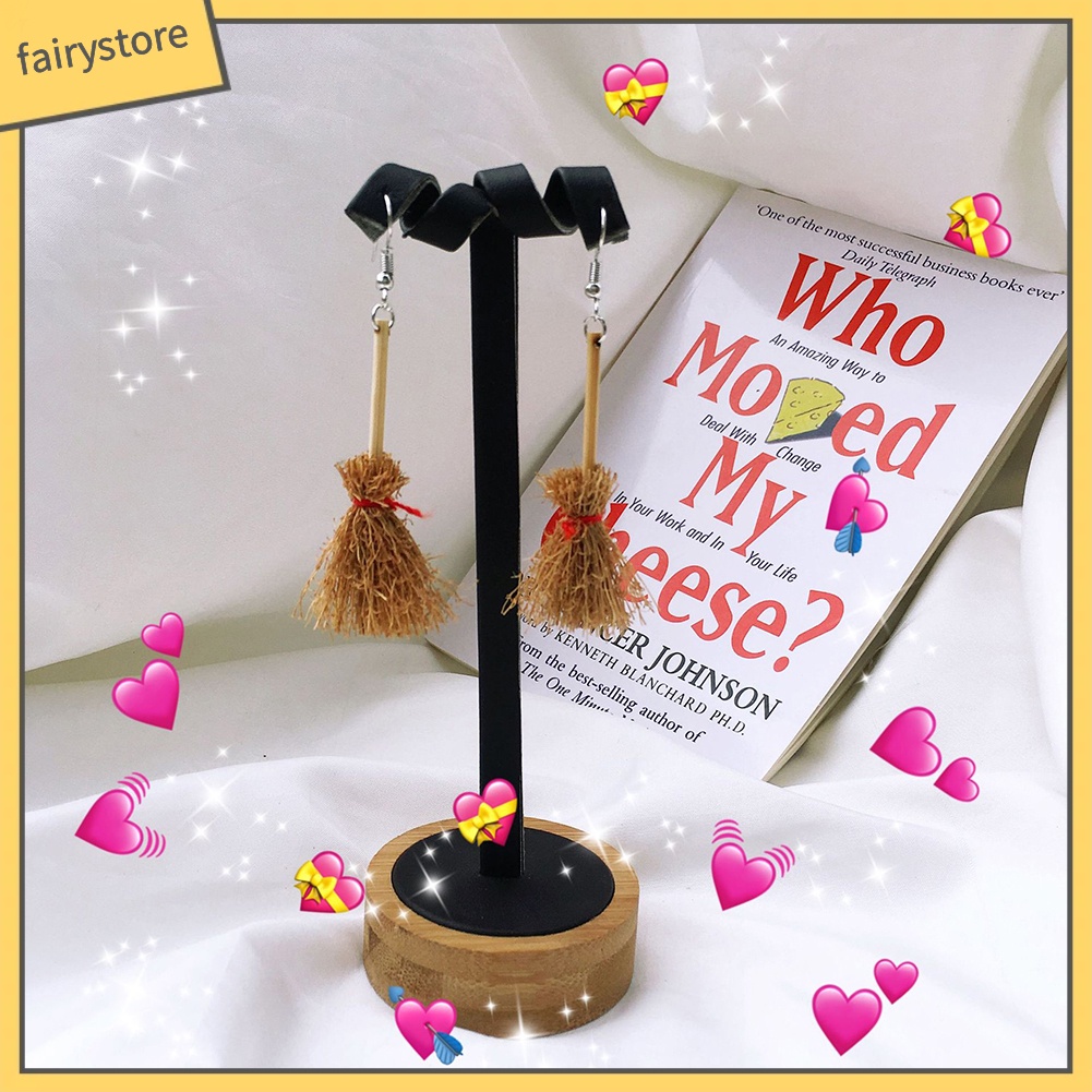 Móc Kẹp Tai Bằng Gỗ Hợp Kim Thiết Kế Sáng Tạo Cho Nữ