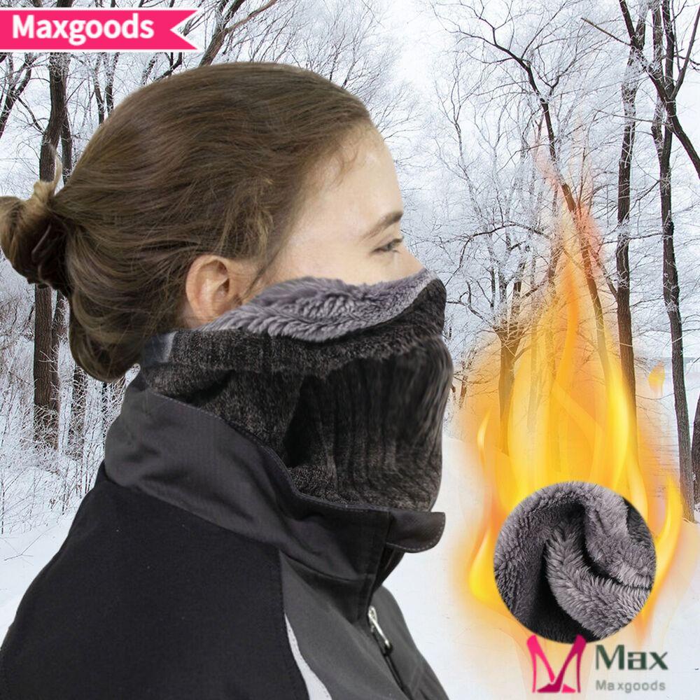 MAXG Khăn Choàng Cổ Lông Cừu Dày Hai Lớp Mềm Mại Chống Gió Cho Nam Và Nữ