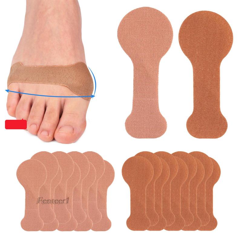 Set 10 Miếng Dán Chỉnh Sửa Ngón Chân Chống Mòn Fenteer1