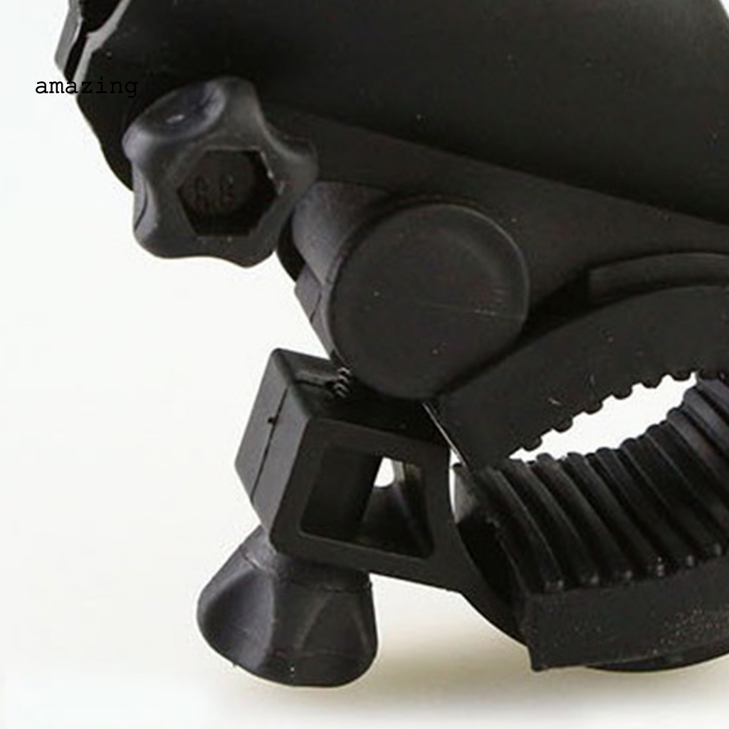 Giá Đỡ Đèn Pin Bằng Nhựa Chống Trượt Chống Mài Mòn Cho Xe Đạp